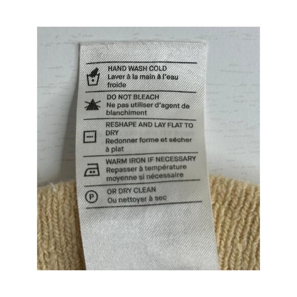 Vince Wool Blend Wide Leg Pants Cropped Oatmeal Beige Cozy Comfy Stretch… - Picture 9 of 13